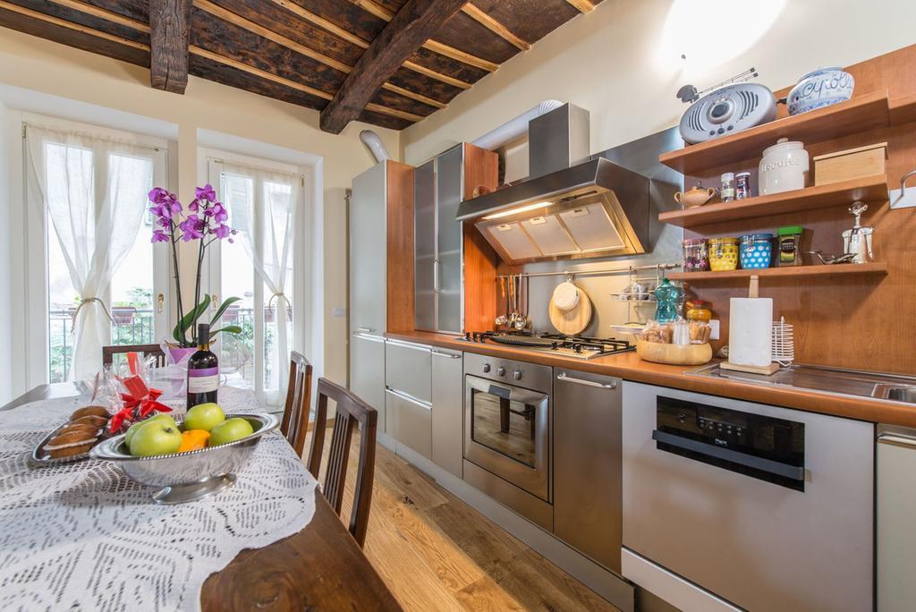 Porta Dipinta House Bergamo Alta Apartment Bilik gambar