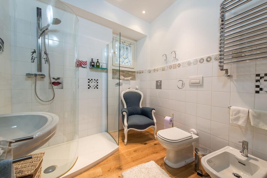 Porta Dipinta House Bergamo Alta Apartment Bilik gambar
